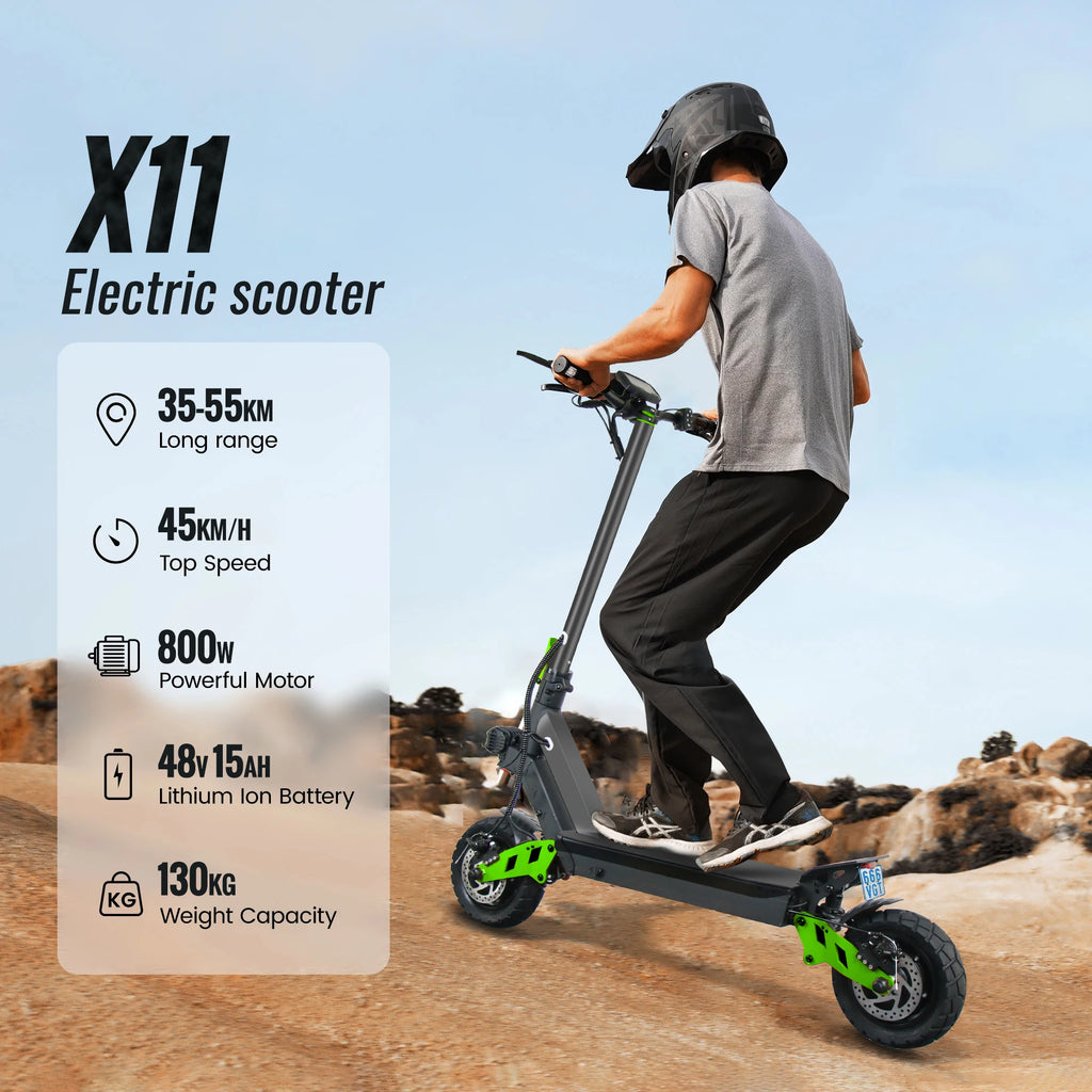 10 Inch 800w 48v High Power Electric Scooter Free Shipping X11 Foldable Electric Scooter From Usa Germany Poland Warehouse