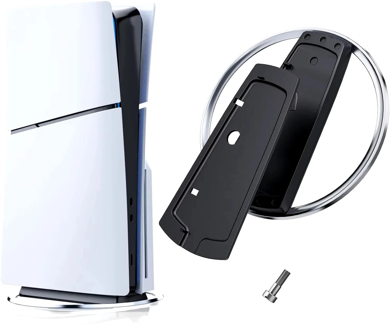 New Metal Stand Console Stand With Screws for PS5 Slim/PS5 PRO Vertical Storage Stand Gaming Accessories