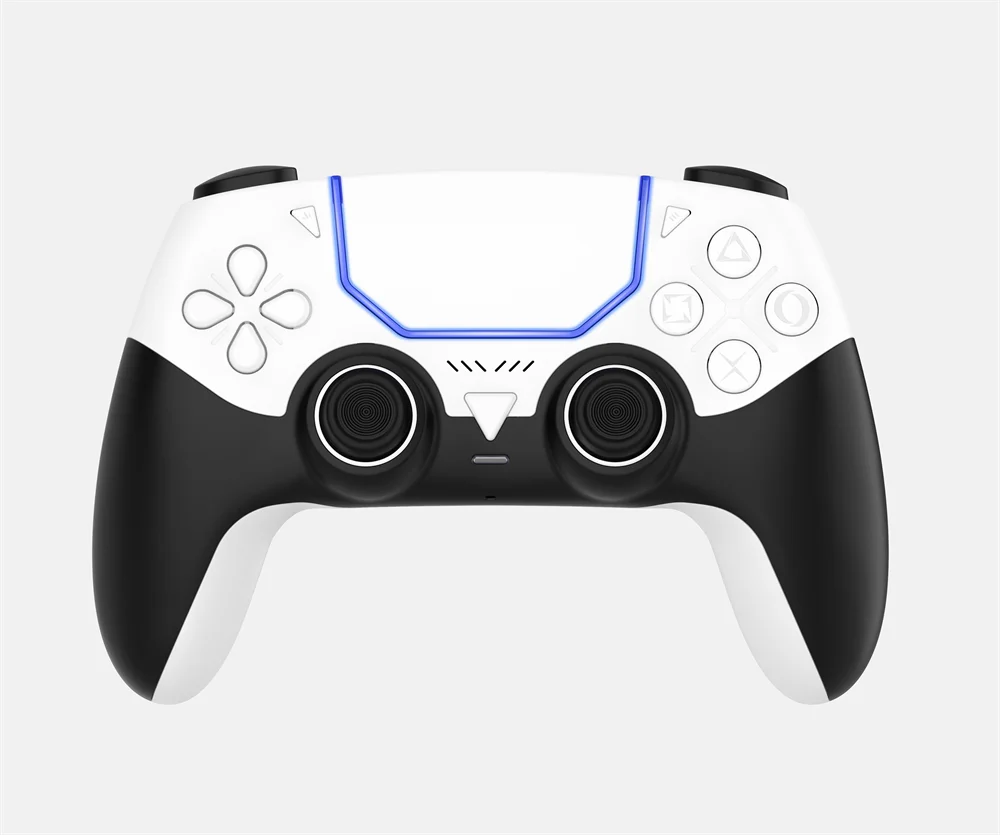 Wireless Controller 6-AXIS GYRO Sensor for P5/P5 Slim/PS5 Pro Dual Vibration Gamepad with Touchpad Rechargeable