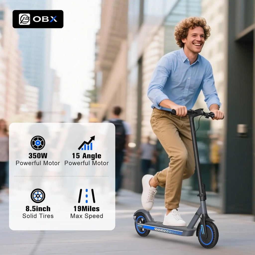 ES8501-BL-US Electric Scooter Foldable Mobility E Scooter with 350W Motor 25kmh Max Speed Free Shipping US Warehouse Made China