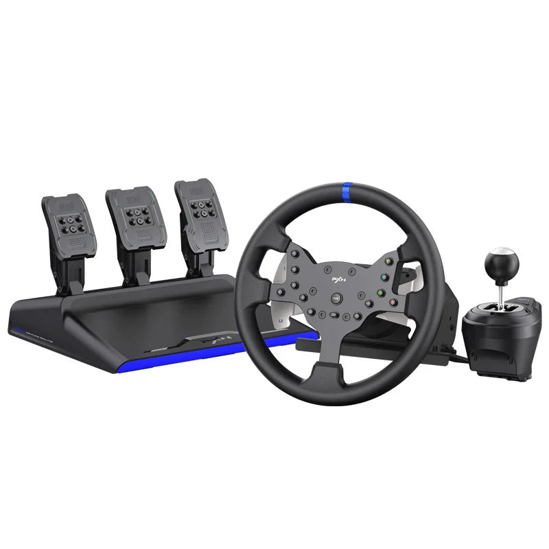 PXN-V99 Force Feedback Racing Game Steering Wheel Simulator Compatible With PC/PS4/xboxone/series Steering Wheel Games