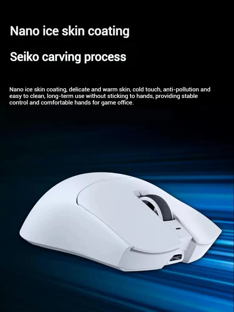 EWEADN S9 Ultra Lightweight Three-Mode Wireless Gaming & Office Mouse Ergonomics Designed for Right-Handed Users for E-Sports