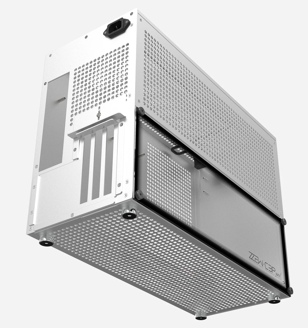 MATX Case ZZAW C3P Aluminum case Desktop Chassis Computer PC case with DIY Installation for Gaming and Home Office Use