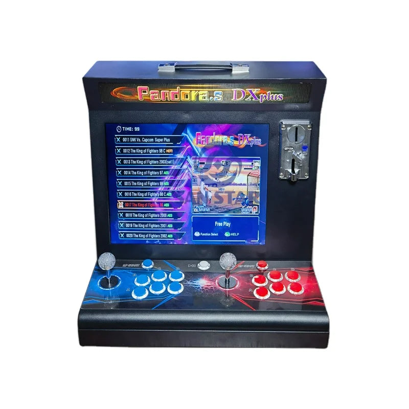 DX Plush Portable Table Coin Street Fighter Arcade Machine Retro Kit Juego Gaming Console Pandoras Box Arcade 5000 in 1