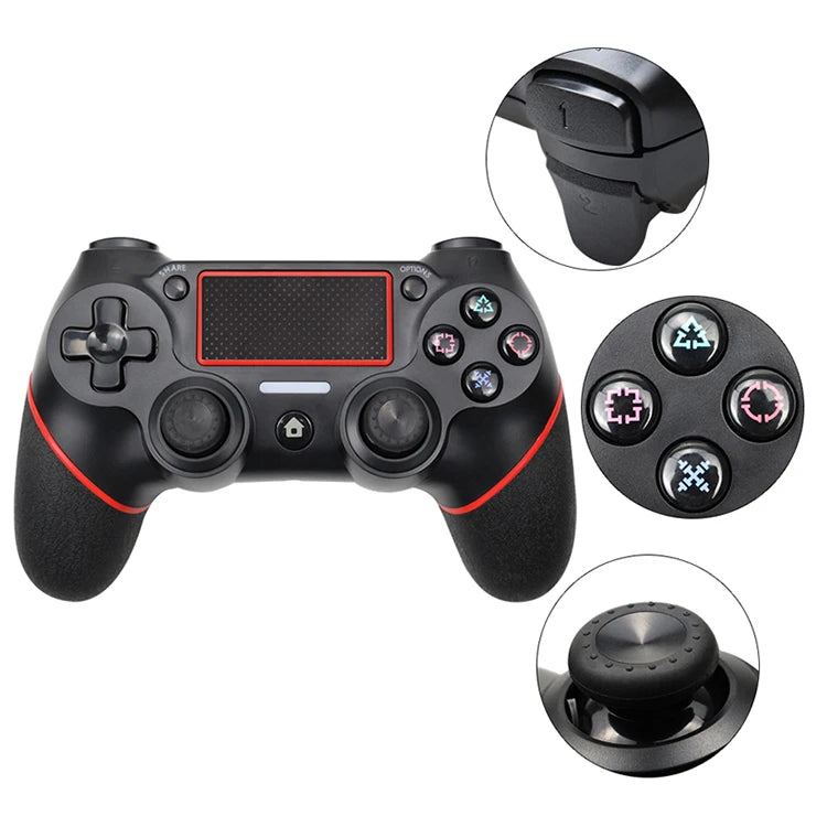 New Arcade Double Shock Wireless Gamepad for Ps4 Console for Ps3 Ps4 Controller Joysticks Game Controller