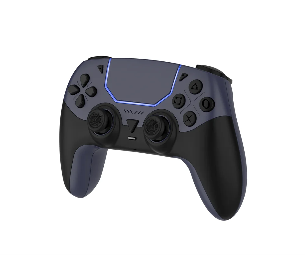 Wireless Controller 6-AXIS GYRO Sensor for P5/P5 Slim/PS5 Pro Dual Vibration Gamepad with Touchpad Rechargeable