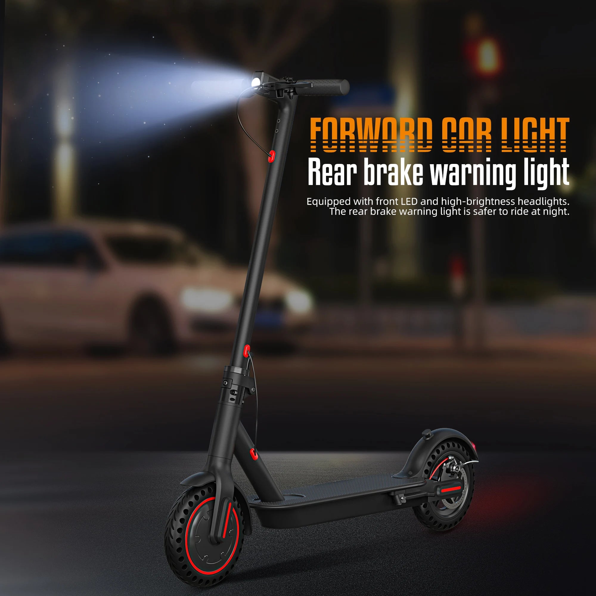 USA Warehouse Electric Scooter 350W 36V 10.4AH Portable Folding E-Scooter for Adults 8.5'' Tires 20MPH Max Speed 19 Miles Range