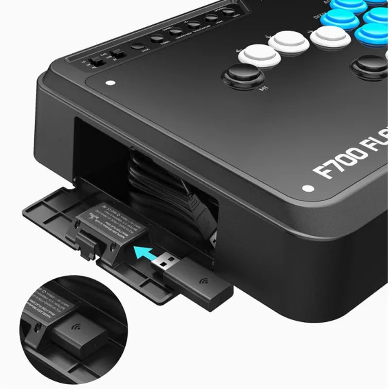 Mayflash F700Flat Elite Supports for PS5/Xbox/PC/Switch Mobile Wireless Hitbox Arcade Joystick