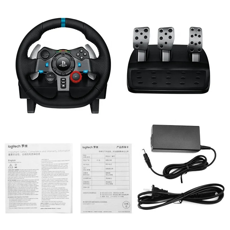 Wholesale Original G29 Steering Wheel Gaming Racing Wheels for PS5/PS4 /PC D-Input Gamepad with Driving Force Feedback