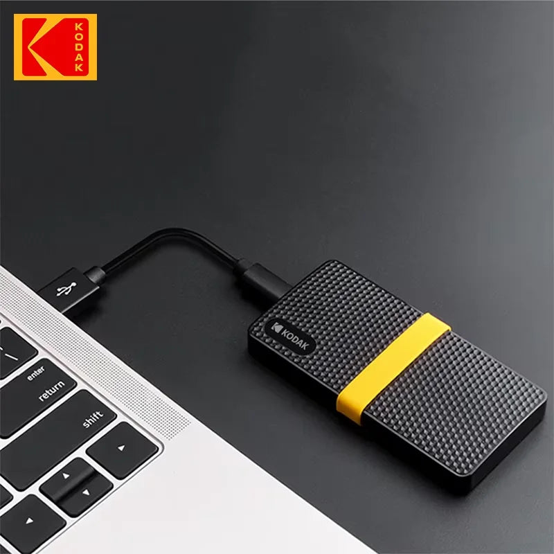 KODAK X200 256GB 512GB 1TB External Hard Drive Portable USB3.1 Type-C Mobile Storage Mini SSD for PC Laptops PS4