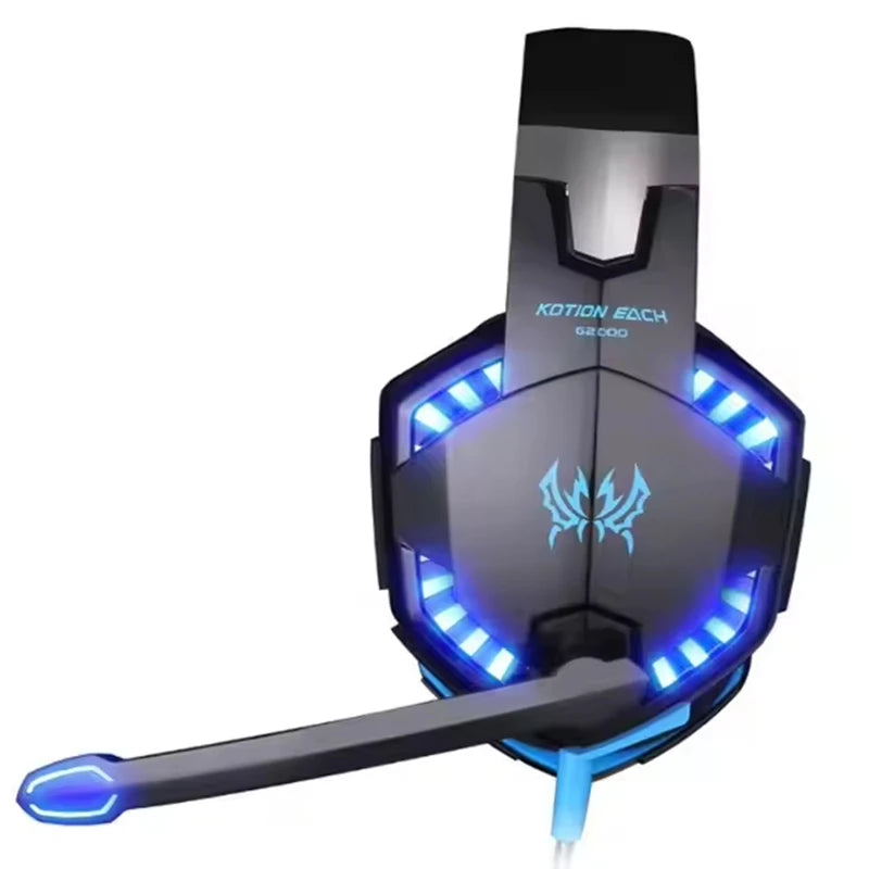 Factory Price G2000 Wired Game Earphones with Microphone with USB Connectors for PC & Mobile Phone Gaming