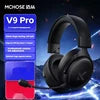 MCHOSE V9 Pro Dynamic Earphones 3-Mode Wireless Noise Reduction Mic Customized Head-mounted Gaming Music for PC Mobile Gaming