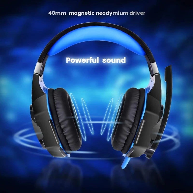 Factory Price G2000 Wired Game Earphones with Microphone with USB Connectors for PC & Mobile Phone Gaming