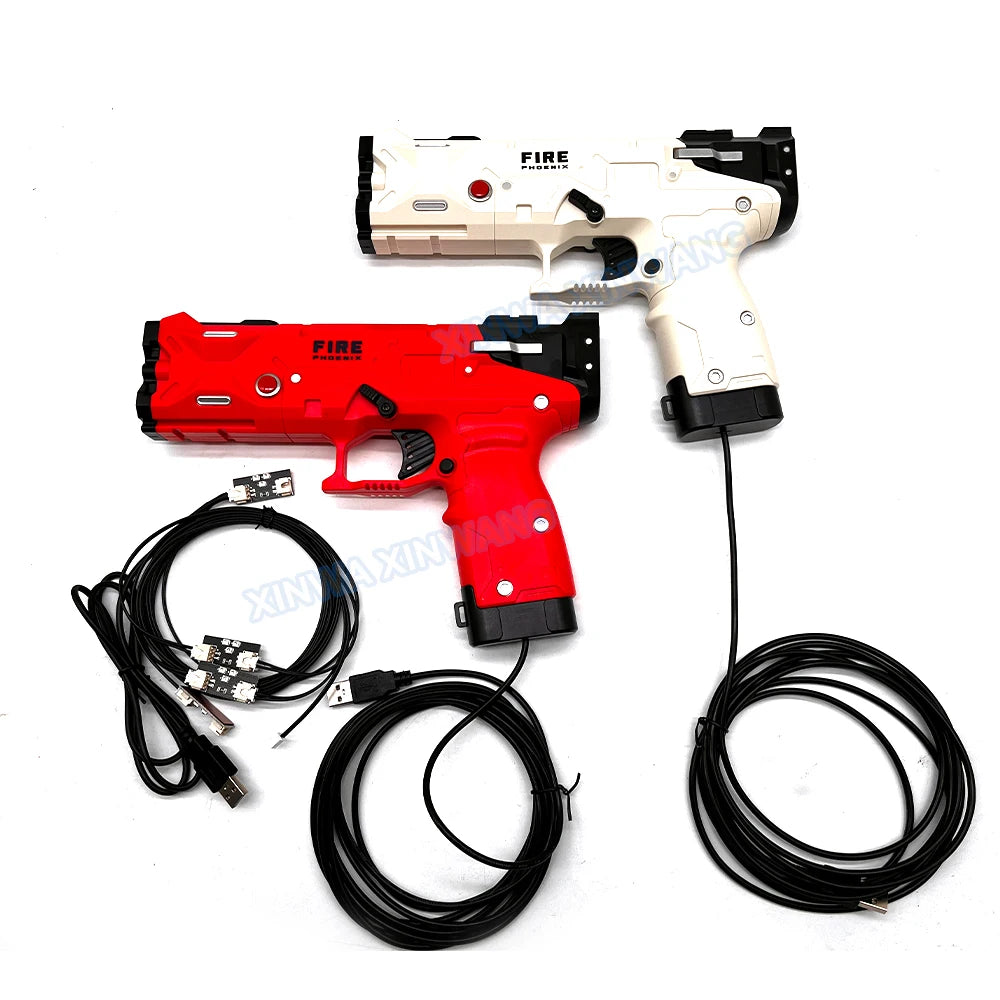 New Wired LightGun Plastic Gun Gun4IR With Button USB for PC PS Shooting Game Machine Computer Simulator Gaming