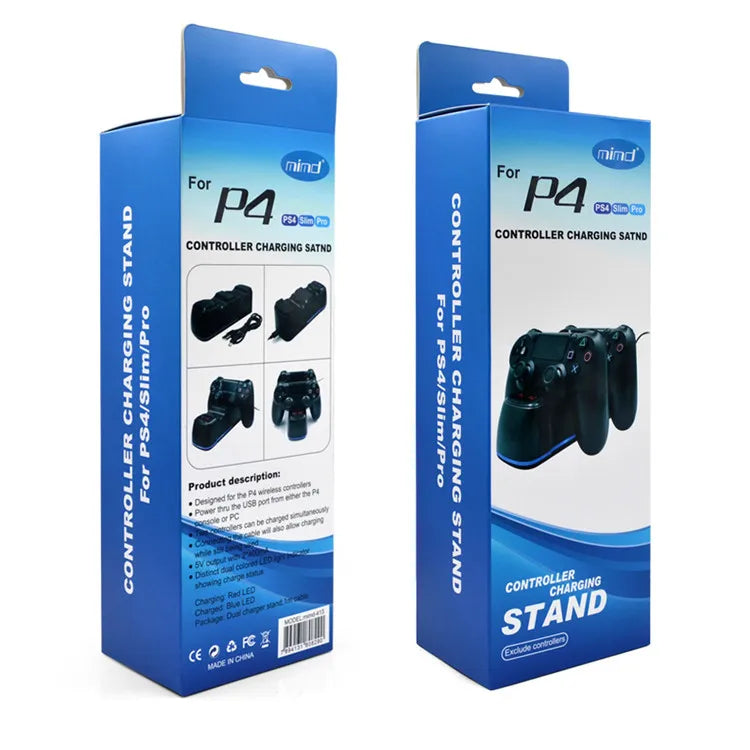 SYYTECH LED Indicator Dock Charger Station for PS4 Charging Game Accessories