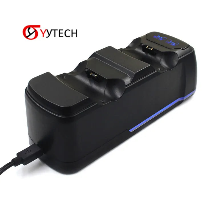 SYYTECH LED Indicator Dock Charger Station for PS4 Charging Game Accessories