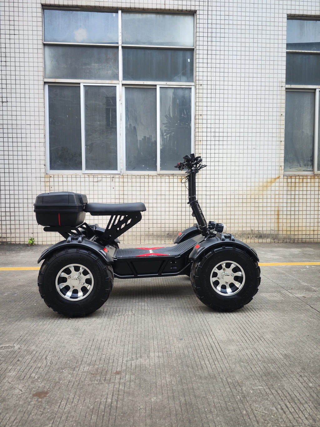 High Power 10000W Motor 50 M-p-h Folding All Terrain 60v 60ah Domestic Battery 4 Wheel 4x4 Off Road Electric Scooter