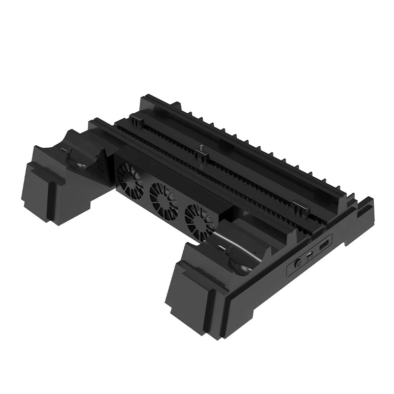 PS4 Slim Vertical Stand Cooling Fan Game Cd Storage Rack Controller Wireless Handle Charging Stand for PS4 Pro Slim Console