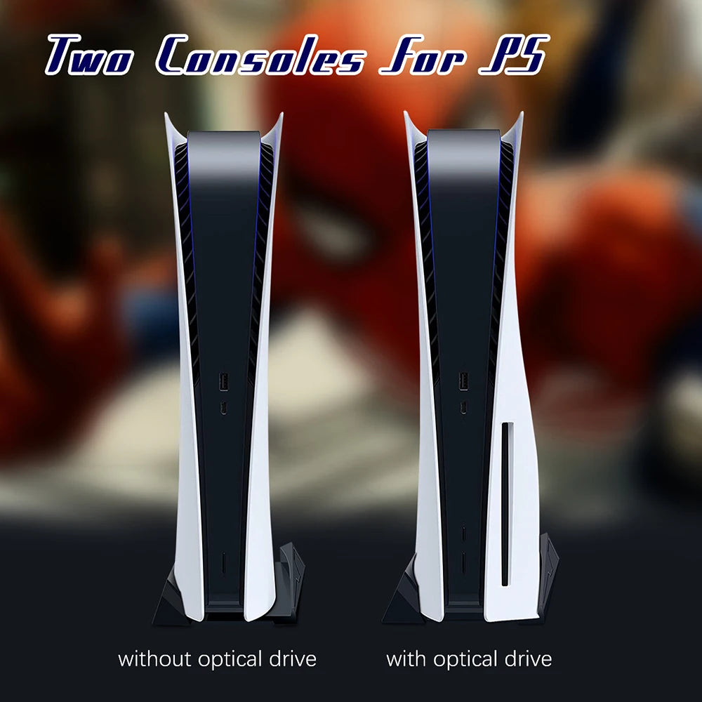 P5 Vertical Stand for Playstation 5 with Built-in Cooling Vents and Non-Slip Feet, Specially Designed for PS5  Console