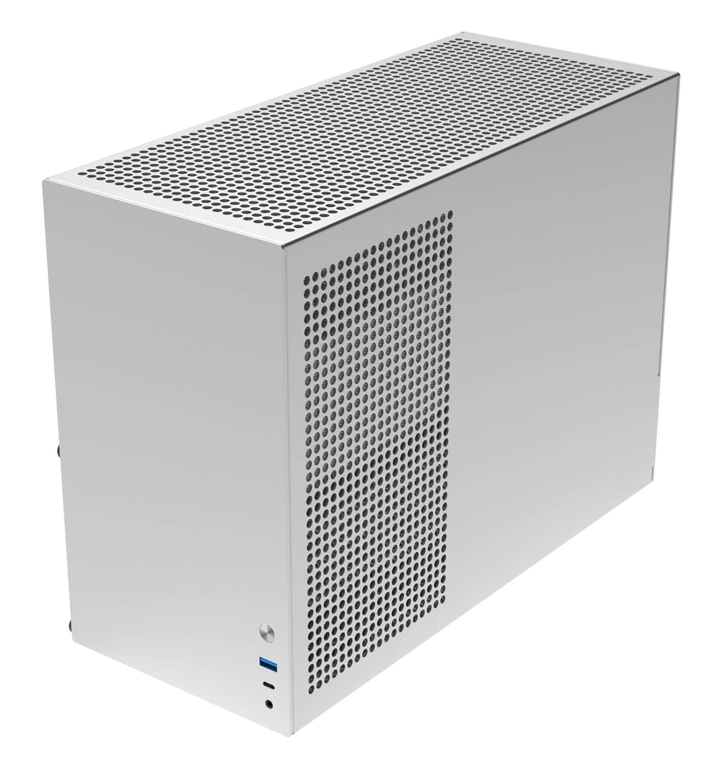 MATX Case ZZAW C3P Aluminum case Desktop Chassis Computer PC case with DIY Installation for Gaming and Home Office Use