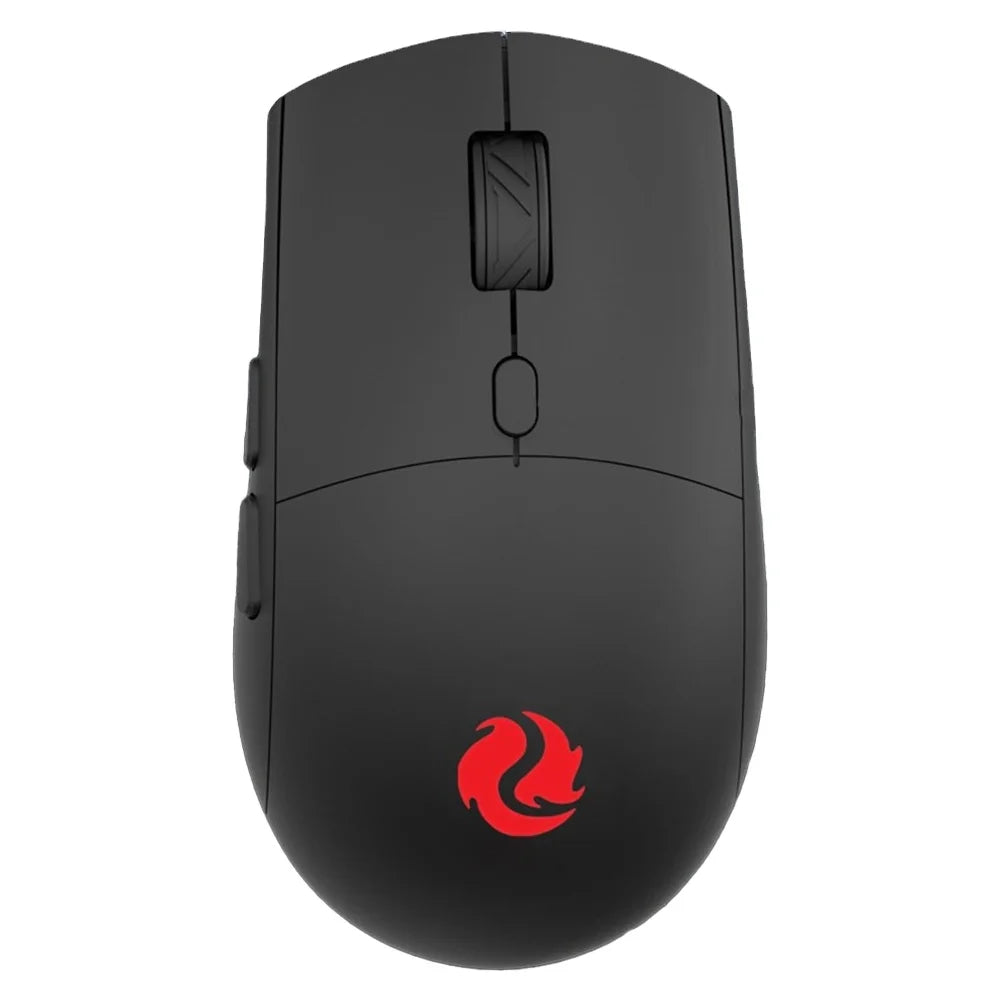 Rechargeable Dual Mode 2.4GHz/ Wireless LED Backlit 6-Button Both-Handed Ergonomic Gaming Mouse for Office Gaming Use