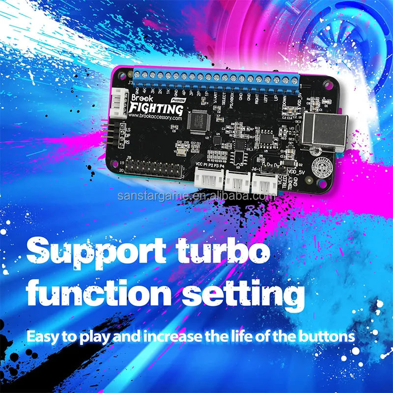 Ultimate Component for PS5 Fighting Games Xbox Series X/S/Switch/PS4/PS3/Xbox Brook Universal Fighting Board Brook Fight Board