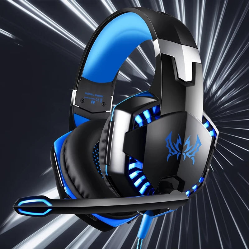 Factory Price G2000 Wired Game Earphones with Microphone with USB Connectors for PC & Mobile Phone Gaming