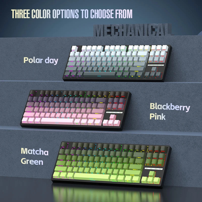 K88 Gamer Keyboard Full Key E-Sports Mechanical Keyboard for Computer & Laptop PBT Material Hot Swappable Gaming