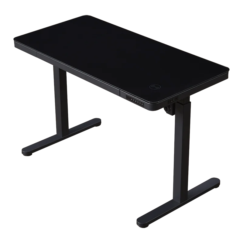 Electric Lifting Table Home Workbench Computer Desk Desk Study Table Office Desk Tempered Glass Gaming Table