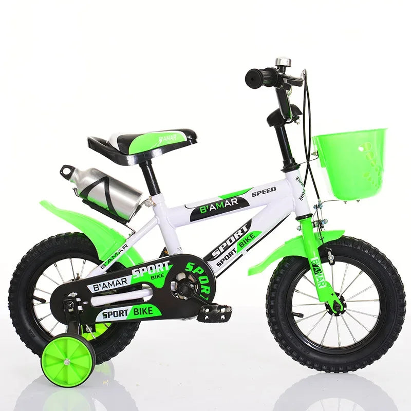 Children's Bicycles Unisex 12-14-16-18-20 Inches Toddler Bike for Boys And Girls Kids Learning to Ride Bike with Training Wheels