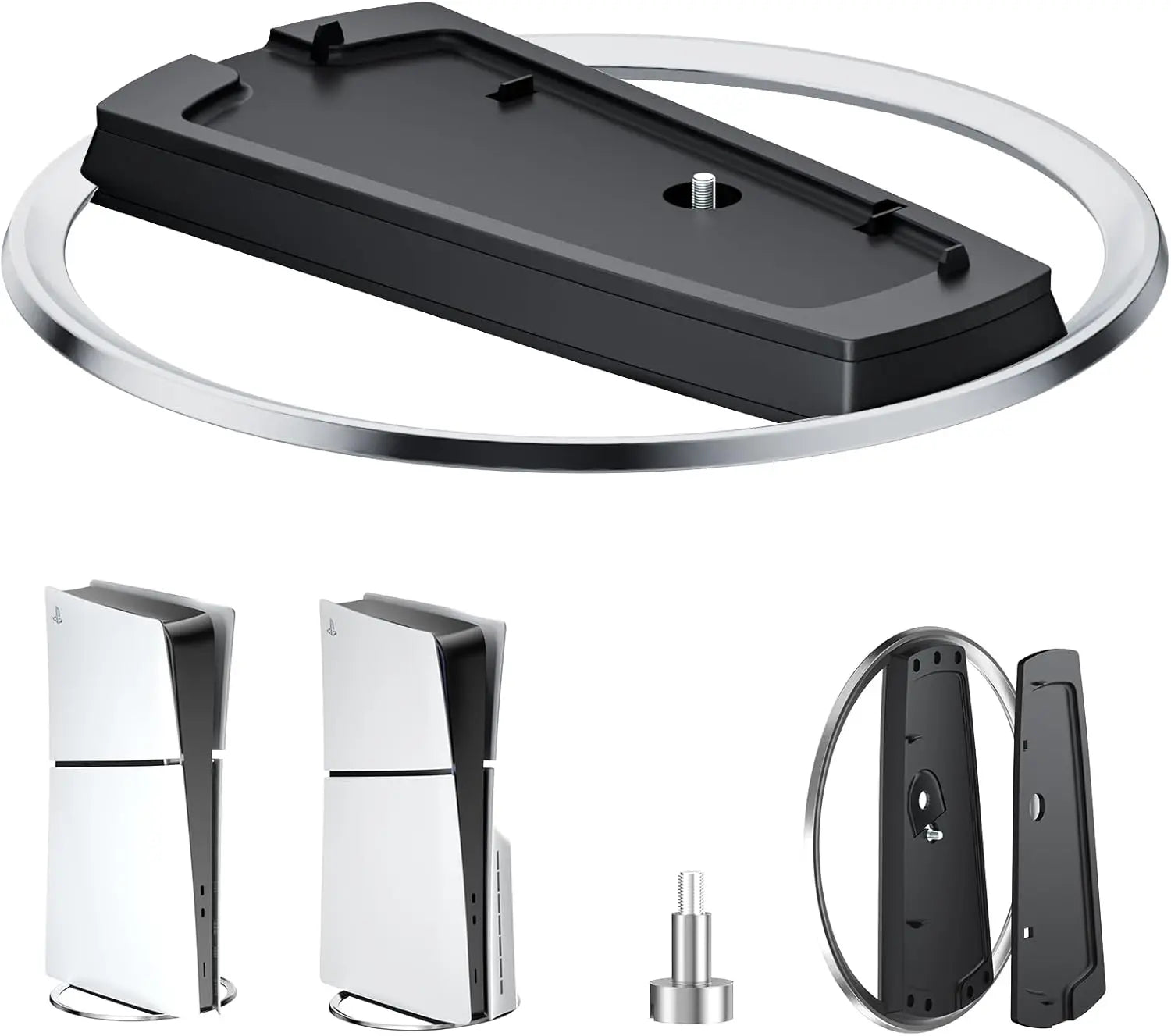 2025 New Vertical Stand for PS5 Consoles Playstation 5 Slim Base Accessories for PS5 Pro Console Disc and Digital