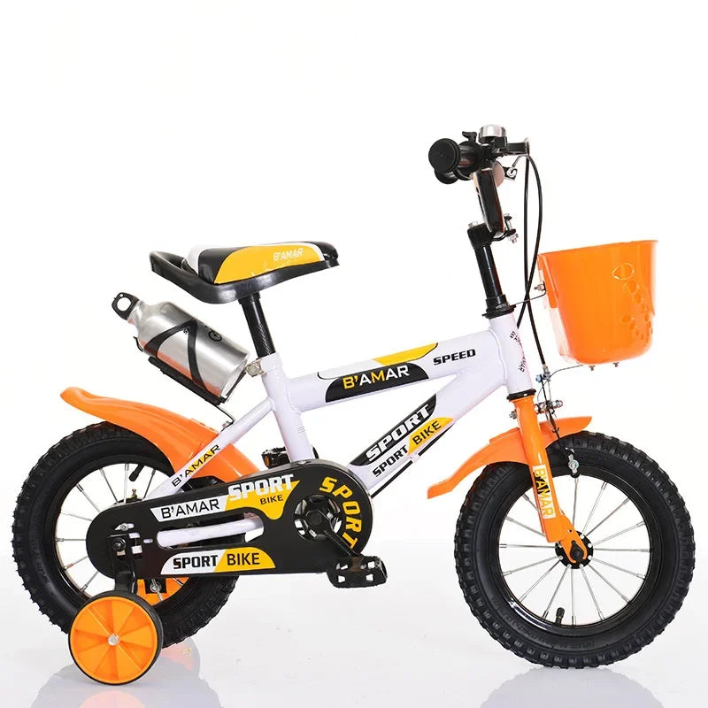 Children's Bicycles Unisex 12-14-16-18-20 Inches Toddler Bike for Boys And Girls Kids Learning to Ride Bike with Training Wheels