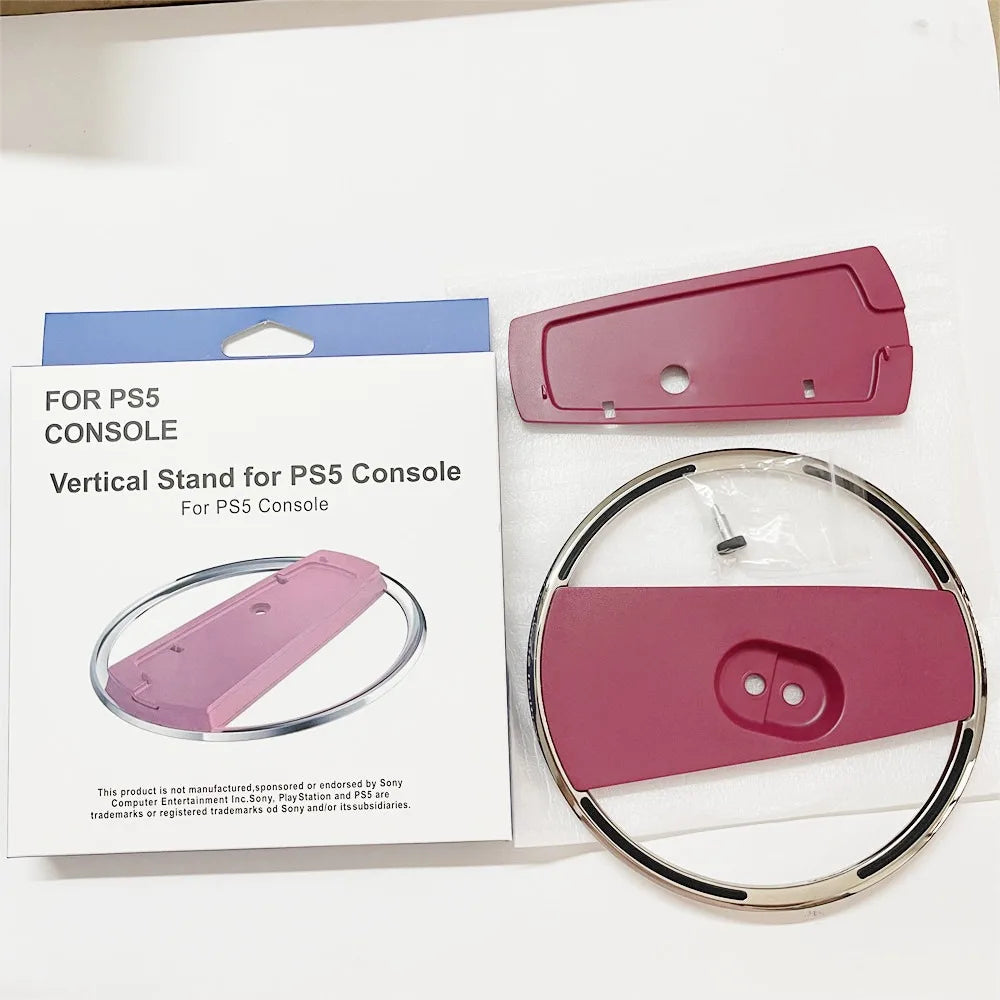 New Metal Stand Console Stand With Screws for PS5 Slim/PS5 PRO Vertical Storage Stand Gaming Accessories