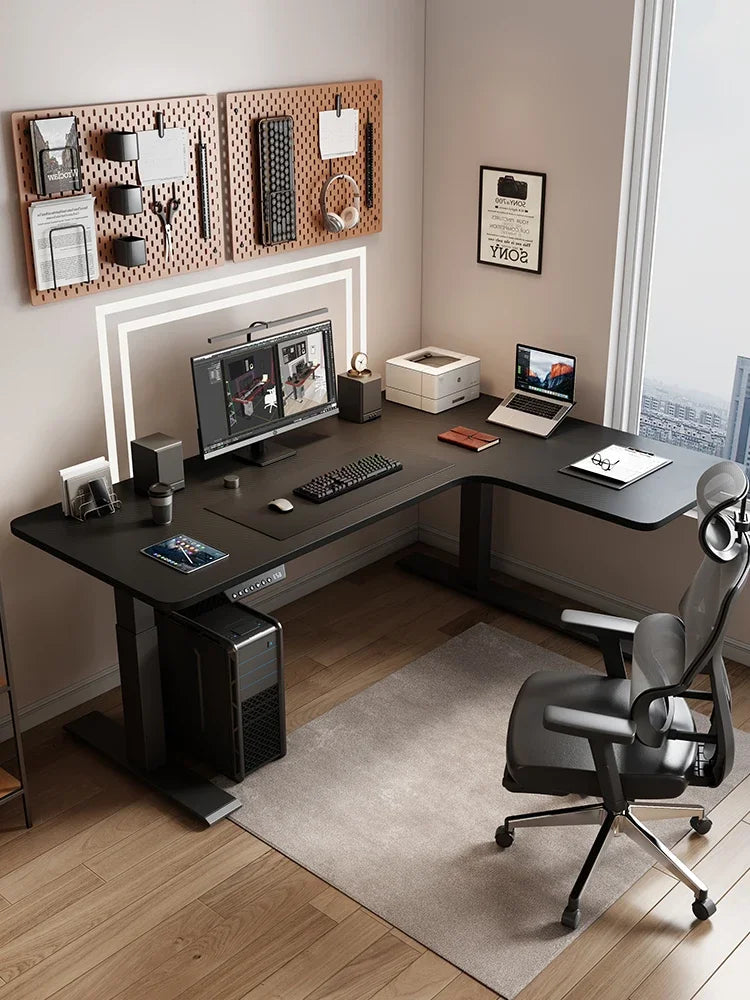 Corner Computer Table Gaming Table Game Live Streaming Host Live Intelligent Electric Lifting IL Type Corner