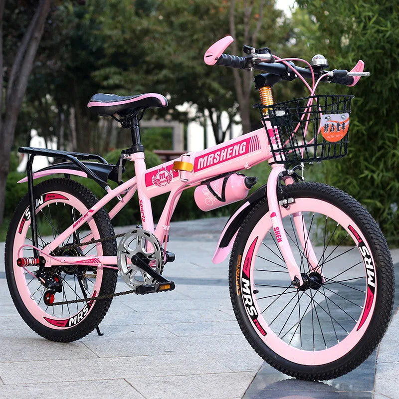 Folding Children's Mountain Bike 18/20/22/24 Inch Boys And Girls Bicycle Big Middle School Children Elementary School Bicycle