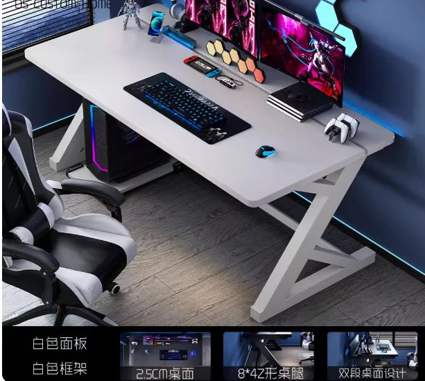 Gaming Desk , New Design Modern Black RGB Gaming Desk ,For Home Office Custom Computer Table Custom Game Table, Work Desk