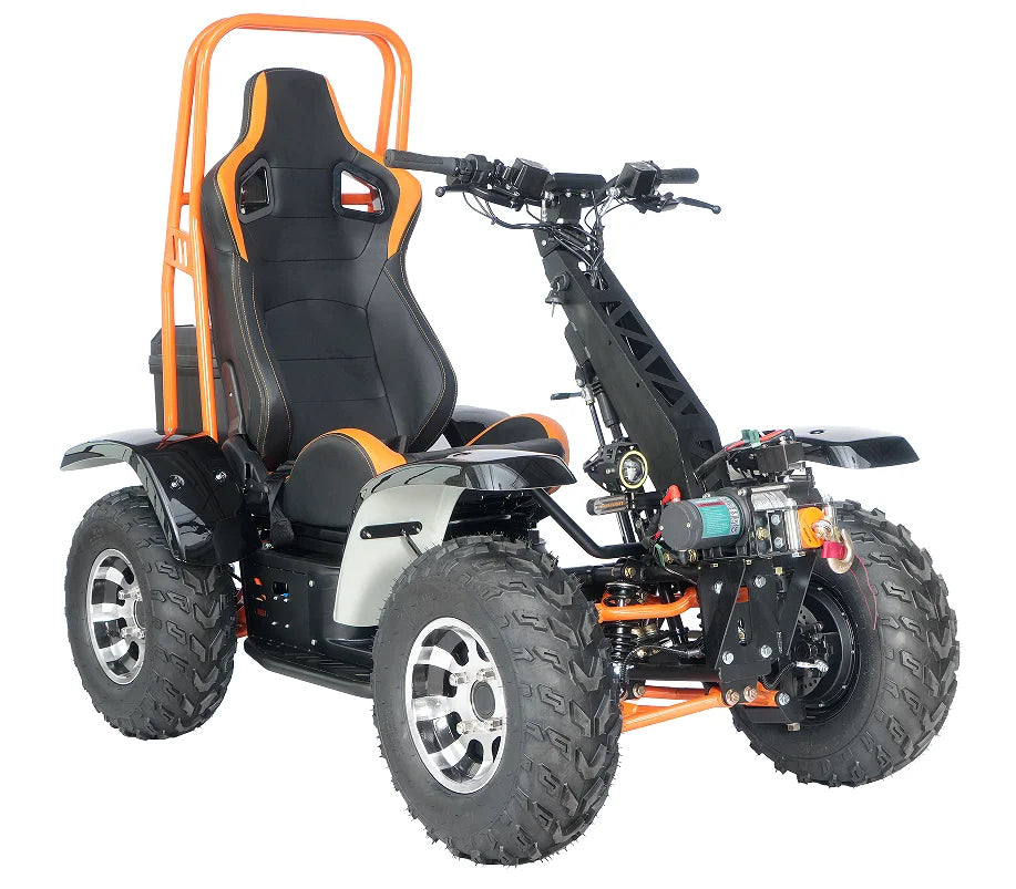 SPC 5KW 60V 4WD Electric Scooter with 6000W Motor Power 50km/h Farm Use CE 4*4 ATV COC EEC Certified Sensor Max Load 200kg Sumei