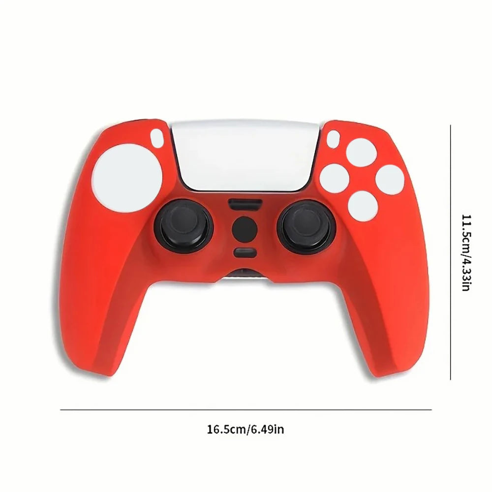 PS5 controller skin anti slip silicone sleeve protective sleeve handle sleeve dustproof, suitable for PS5 Playstation