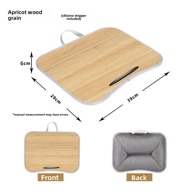 Multifunctional Portable Small Table Board Lap Computer Desk Tablet Computer Bed Desk with Handle Free Stopper Lap Desk Gaming