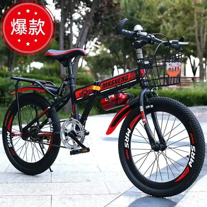 Folding Children's Mountain Bike 18/20/22/24 Inch Boys And Girls Bicycle Big Middle School Children Elementary School Bicycle