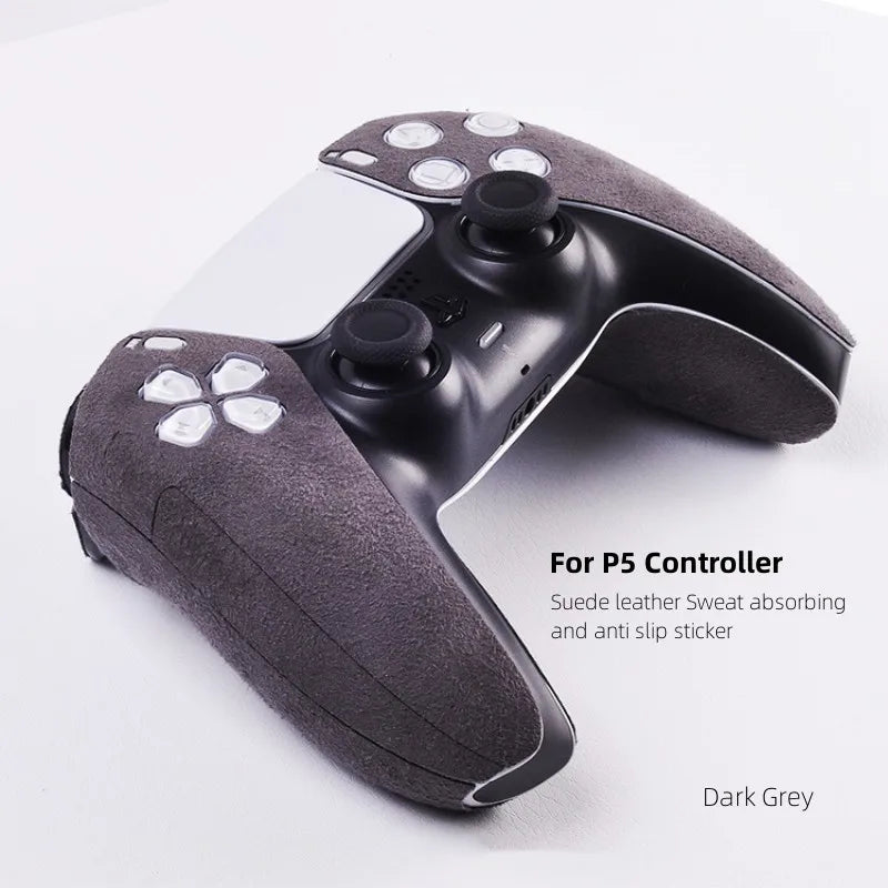 New Accessories For PS5 Controller/DualSense Edge Gamepad Suede Leather Sweat Absorbing Material Soft Touch Anti Slip Sticker