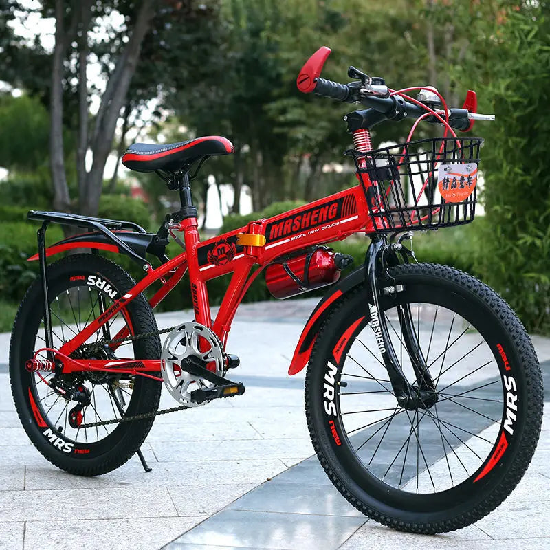 Folding Children's Mountain Bike 18/20/22/24 Inch Boys And Girls Bicycle Big Middle School Children Elementary School Bicycle