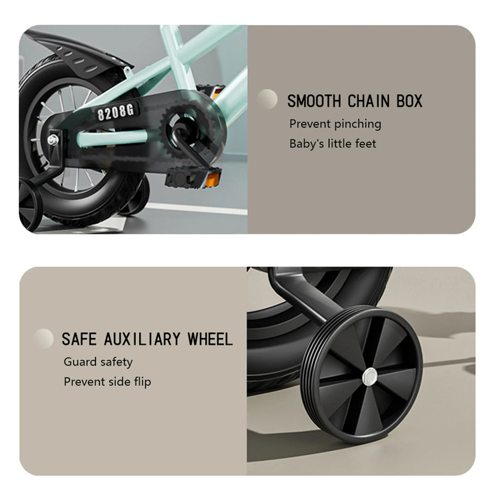 14inch 16inch Kids Bike Bicycle for Girls Ages 3-7 Years with Training Wheels Basket Kids Bicycle