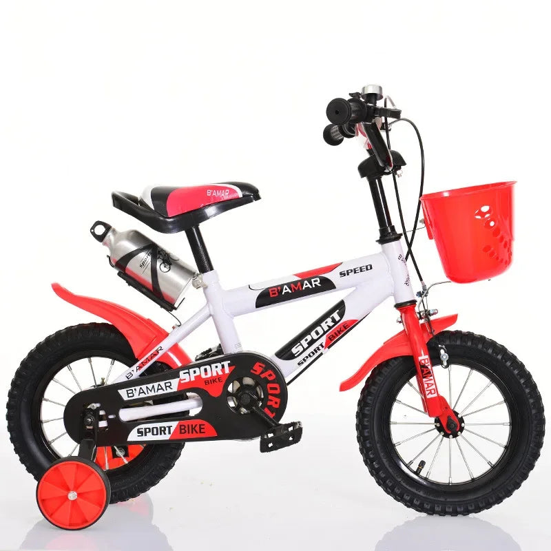 Children's Bicycles Unisex 12-14-16-18-20 Inches Toddler Bike for Boys And Girls Kids Learning to Ride Bike with Training Wheels