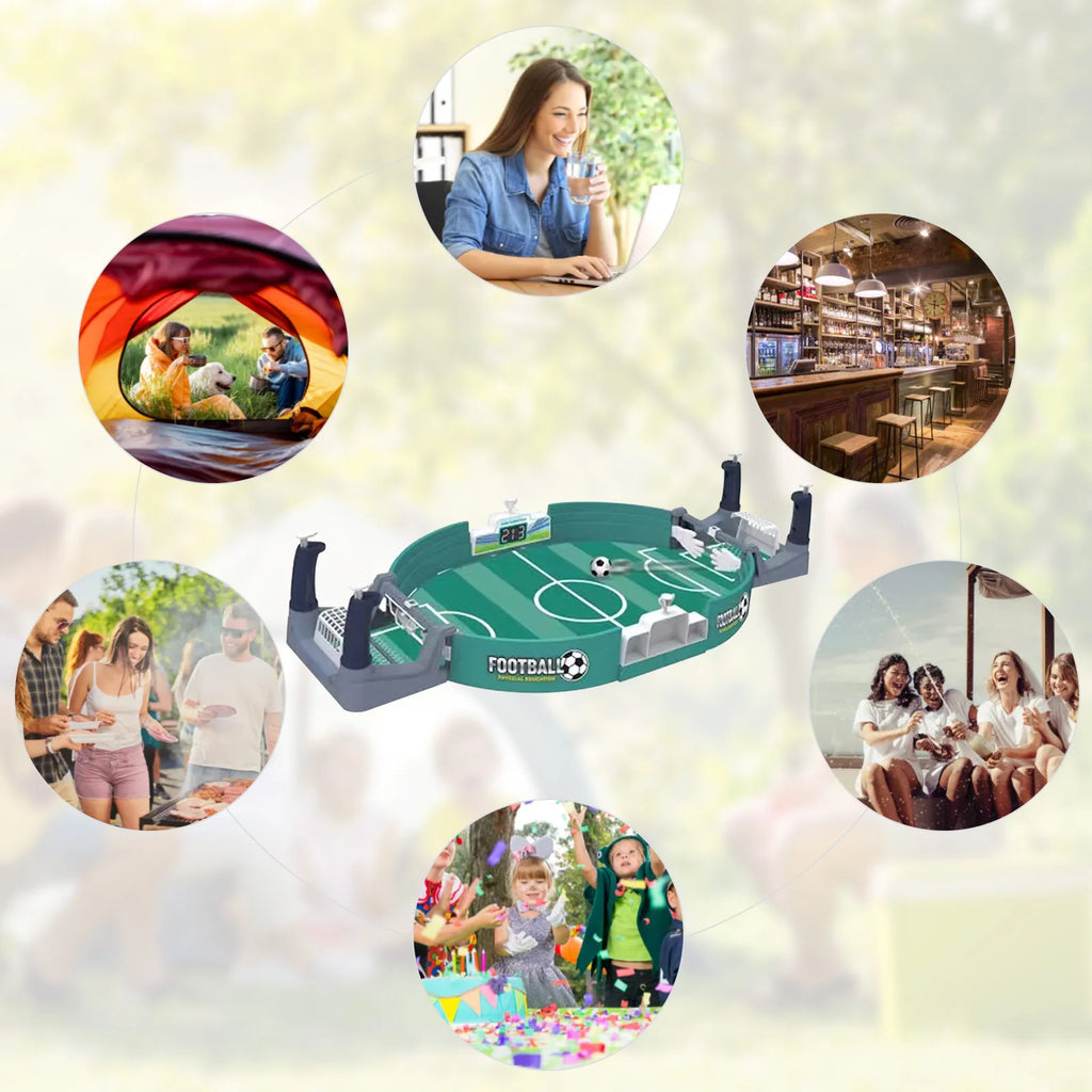 Interactive Table Soccer Game Table Soccer Double Battle Table Interactive Puzzle Board Game Two-Person Football Game Kids Gift