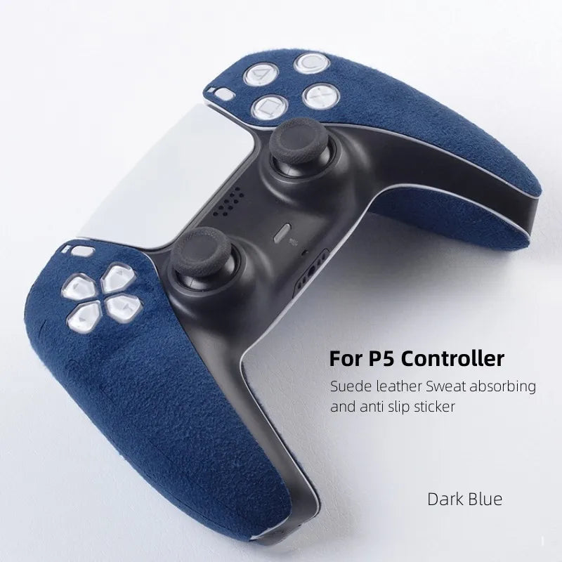 New Accessories For PS5 Controller/DualSense Edge Gamepad Suede Leather Sweat Absorbing Material Soft Touch Anti Slip Sticker