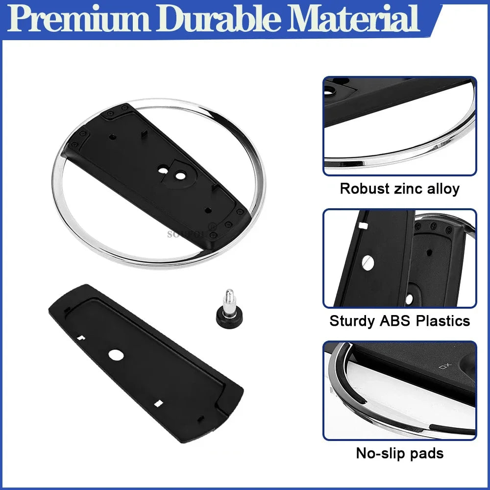 4 Colors Portable Metal Vertical Stand for PS5 Pro & PS5 Slim & PS5 Digital Disk Version Anti-Slip Base Holder for PS5 Console