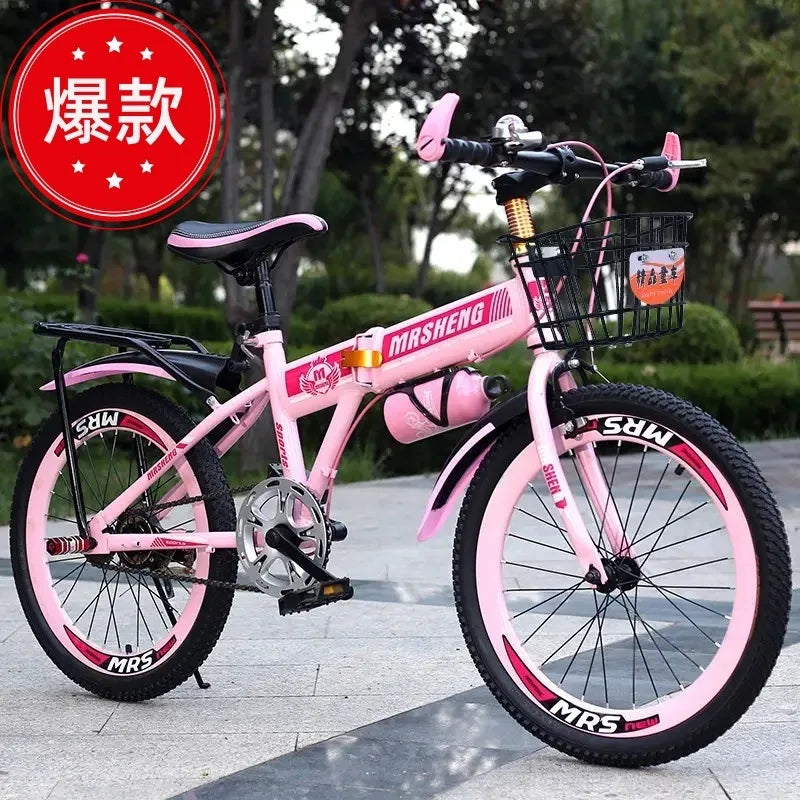 Folding Children's Mountain Bike 18/20/22/24 Inch Boys And Girls Bicycle Big Middle School Children Elementary School Bicycle